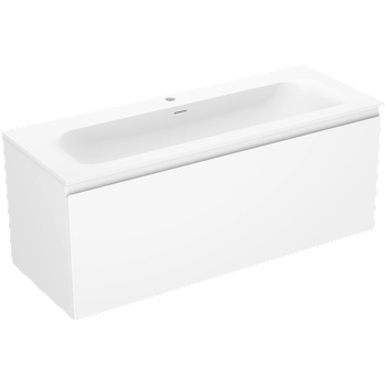 Mexen Orio шкаф за баня 120 см с мивка Vela, 1 чекмедже, бял мат - 91A10-12047-1-BF01-W23M01 (91A10-12047-1-BF01-W23M01)