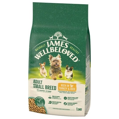 James Wellbeloved Adult Small bohaté na morku a ryžu 1,5 kg