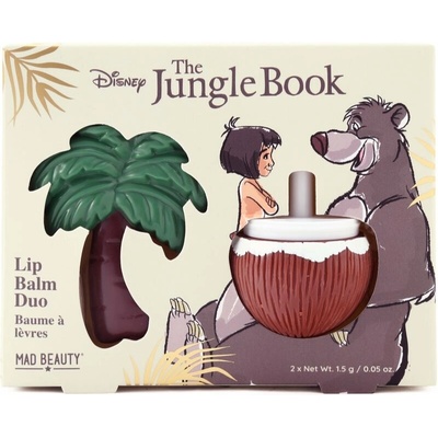 Mad Beauty The Jungle Book Lip Balm Duo balzam na pery 2 x 1,5 g
