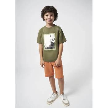 Image 1 of Mayoral Бермуди 5 джоба основен модел в оранжево за момче Mayoral