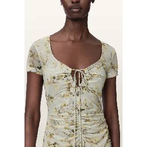 AllSaints разкроена рокля GABBY (W237DC) - answear - 332,30 лв