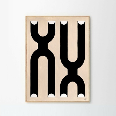 Moikka Plagát Life by Studio Paradissi 50x70