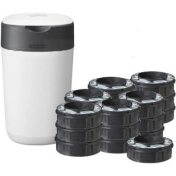 Tommee Tippee Plenkový koš Twist & Click Sangenic včetně 12x náplní bílý