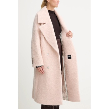 HUGO BOSS Палто с вълна boss в розово 50548330 (50548330)