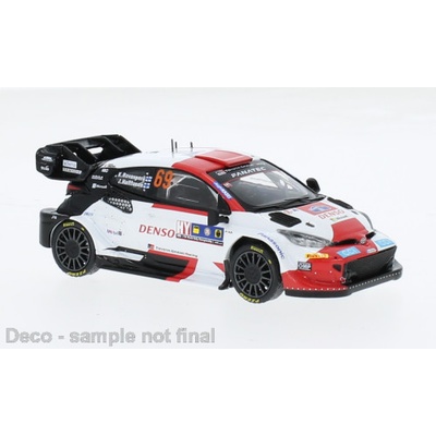 IXO IXO models Toyota Yaris Rally1 No.69 Rovanperä/Halttunen Central european Rally 2023 1:43
