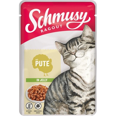 Schmusy Ragout morčací v želé 22 x 100 g