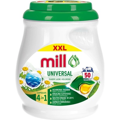 Mill DUO gelové kapsle na praní Universal 50 ks