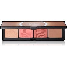 Smashbox Halo Sculpt + Glow Face Palette paletka rozjasňovačov a líceniek Back to Cali 15,7 g