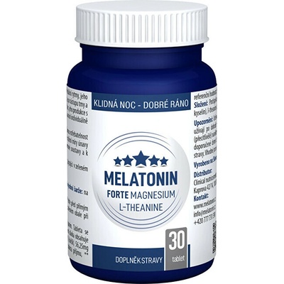 Melatonin Forte Magnesium L-Theanine 30 tabliet