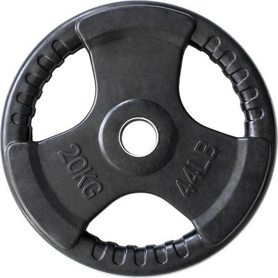 HMS TRI GRIP Pogumovaný olympijský kotúč 20 kg 50mm