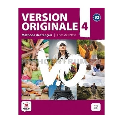 Version Originale 4 Livre de léleve + CD + DVD