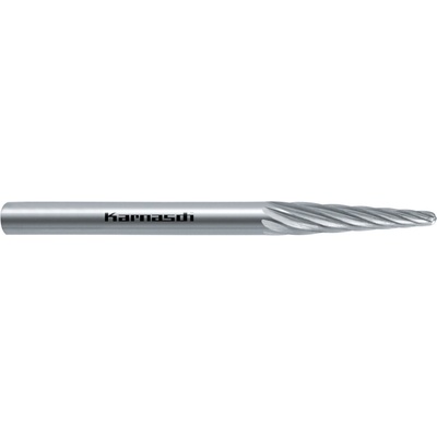 Karnasch 113085010 | L (KEL) -Kužeľová zaoblená fréza HP-7 3,0x14x3-38/8°mm, nepovlakované