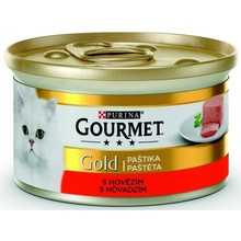 Gourmet Gold cat paštika hovězí 85 g