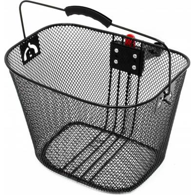 Predný košík na bicykel Nexelo čierny
