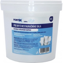 Fortex tablety pro mytí restauračního skla bílé 650 g