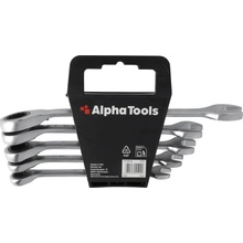 AlphaTools Sada očkoplochých klíčů s ráčnou 8–17 mm 5 ks ZH-RS5