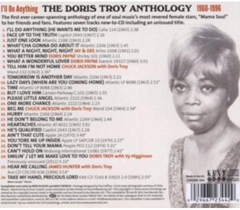 TROY DORIS: ILL DO ANYTHING CD