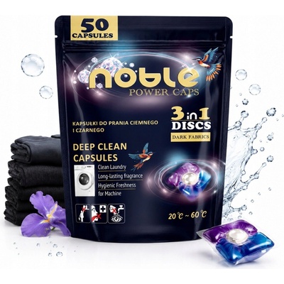 Noble Dark prací kapsle tmavé černé prádlo 50 PD