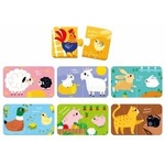 CzuCzu Farm Animals Puzzle for a pair 18m+ 7 puzzles ZA5553
