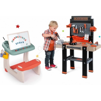 Smoby set pracovná dielňa Black & Decker elektronická a wapka s objemom 08 litra