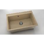 FAT Мивка Vanguard 231, Polymer marble, 04 Розов оникс, с включен сифон - bogdanmebel Мивка за вграждане