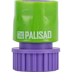 PALISAD Съединител, вътрешна резба 3/4" , аквастоп, пластмасов// Palisad