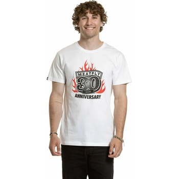 Meatfly мъжка тениска Flame White Meatfly | Byal | МЪЖЕ | S