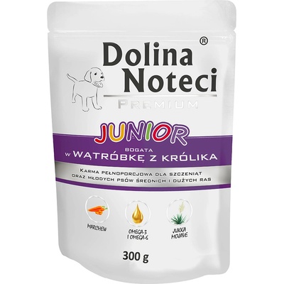 Dolina Noteci Premium Junior bohatá na králičí játra 10 x 300 g