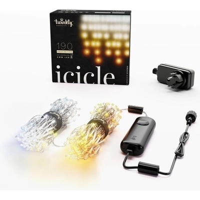 Twinkly TWI190GOP-TEU LED Vonkajší vianočný záves 190xLED 11,5m IP44 Wi-Fi TW0013