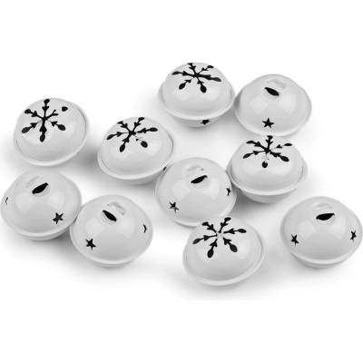 Stoklasa Kovové rolničky Ø35 mm, 40 mm Balení: 10 ks, Varianta: 2 Ø40 mm bílá 2 Ø40 mm bílá