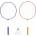 Nils extreme Badminton set NILS NRZ052 STEEL 2 rackets + ailerons Junior