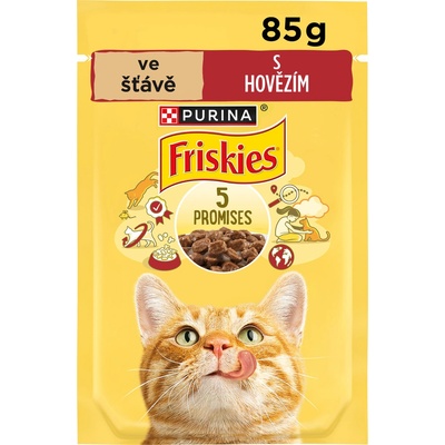 Friskies Cat hovädzie ve šťave 85 g