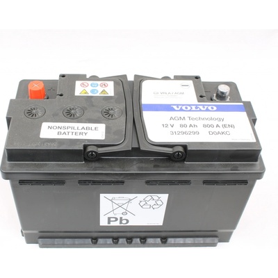Volvo 12V 80Ah 800A 31296299