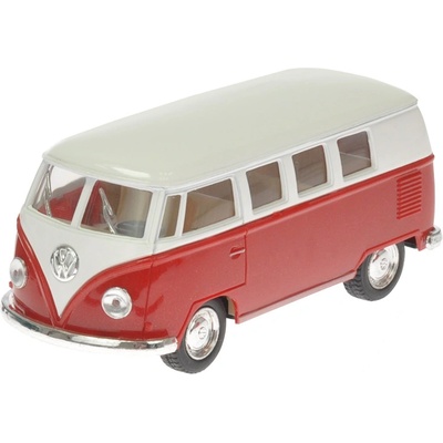 Mikro Trading Autobus Volkswagen 13cm kov zpětný chod červená 1:32