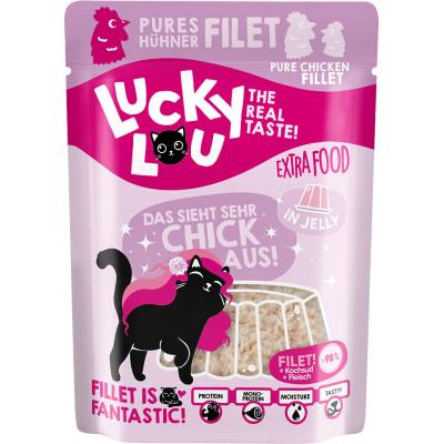 Lucky Lou Extra Food 24 x filé z tuniaka vo vývare 70 g