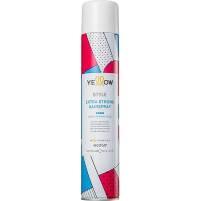 ALFAPARF Milano Yellow Style Лак за коса с екстра силна фиксация Extra Strong, 500 ml