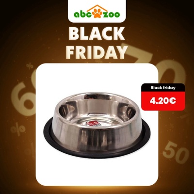 Dog Fantasy nerezová miska pre psy protišmyková 0,7 l