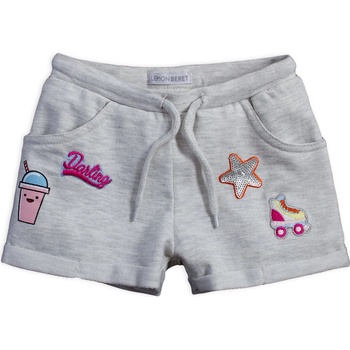 Lemon Beret Darling šedý melír