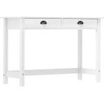 vidaXL Конзолна маса Hill с 2 чекмеджета 110x45x74 см бор масив (288992)