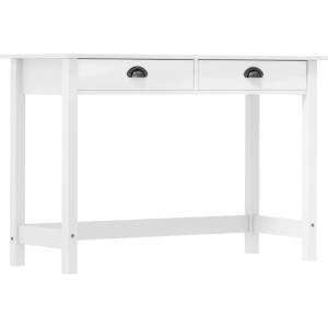 vidaXL Конзолна маса Hill с 2 чекмеджета 110x45x74 см бор масив (288992)