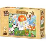 Art Puzzle Дървен пъзел Art Puzzle от 100 части - Училище в гората (5903) - ozone
