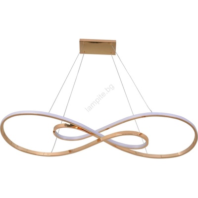 Polux Led Пендел zumba led/50w/230v златист (sa2343)