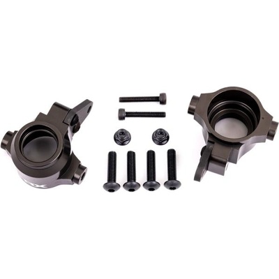 Traxxas предна главина алуминиева титаново анодирана (лява и дясна)