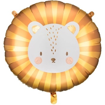 Party Deco Фолиев Балон Лъвче, 70x67 см, 70х67см