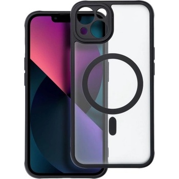 Apple Силиконов калъф кейс Full Matte MagSafe за iPhone 13, черен