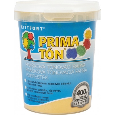 KITTFORT Prášková tónovací barva Primatón – 400 g Okr