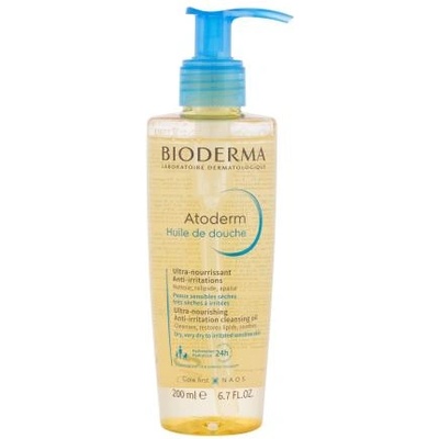 BIODERMA Atoderm Ultra-Nourishing 200 ml подхранващо и успокояващо душ масло за много суха и чувствителна кожа унисекс