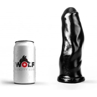 Dildo Wolf Ranger čierne dildo s Vac-U-Lock 22 x 6,1–7 cm