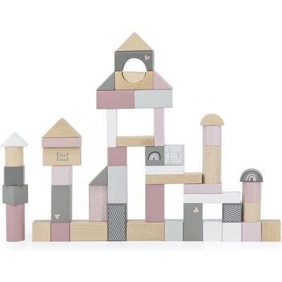 Label Label kostky 50 ks růžové