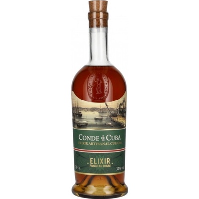 Conde De Cuba Elixir 32% 0,7 l (čistá fľaša)